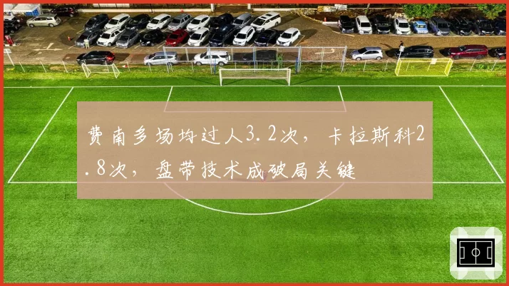 费南多场均过人3.2次,卡拉斯科2.8次,盘带技术成破局关键